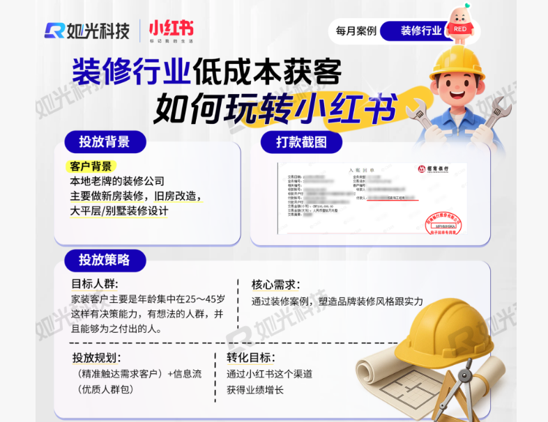 装修行业低成本获客 如何玩转小红书